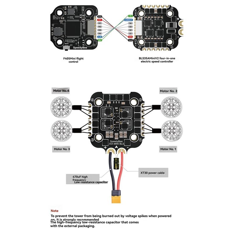 B92B for SpeedyBee F405 Mini S - Drone Racing Flight Controller 评论和价格